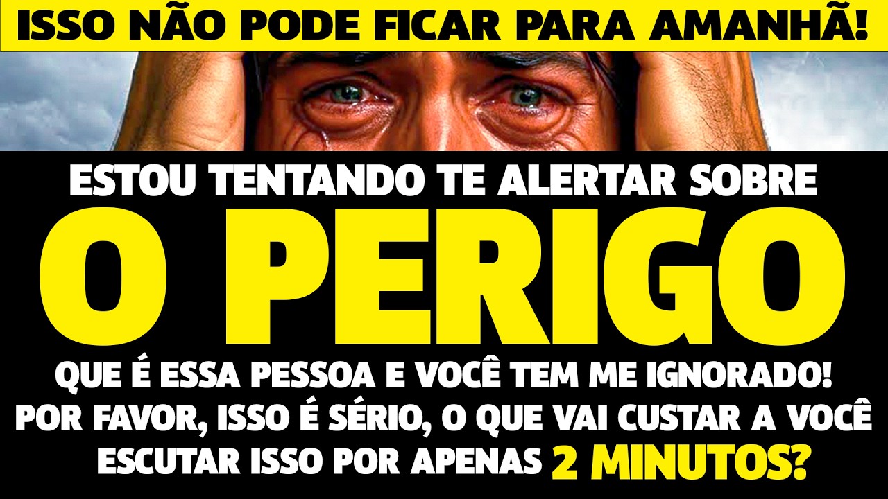 DEUS ESTÁ GRITANDO: SE VOCÊ ADIAR MAIS UM DIA, PODE SER TARDE DEMAIS…