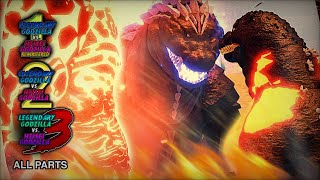 LEGENDARY GODZILLA VS. HEISEI GODZILLA | FULL TRILOGY | Cinematic KU Movie ||| Kaiju Universe