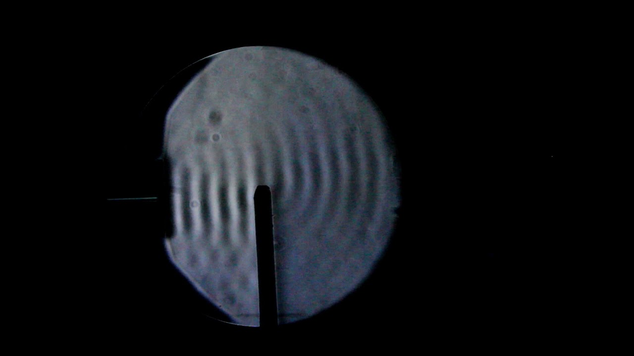 Schlieren imaging Part 4:  Sound wave diffraction