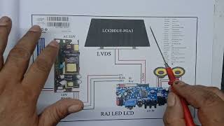 किसी भी 14 इंच से 64 इंच की led में यूनिवरसल मदरबोर्ड लगाने का आसान फार्मूला. crt tv बाले जरूर देखे