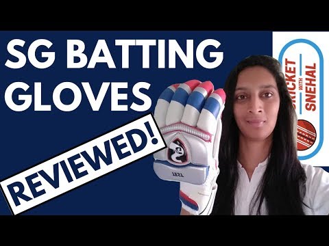 sg test white batting gloves price