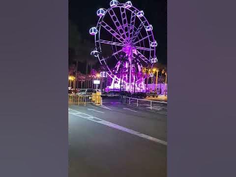 Benalmadena Marina Big wheel Andalusia warm evening. 10/03/2023. - YouTube