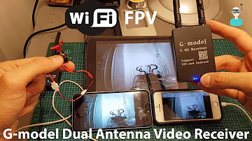 WIfi FPV G Model Dual Antenna Video OTG 5 8 Receiver WIfi FPV G Model Dual Antenna Video OTG 5 8 Receiver