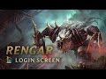 Rengar the pridestalker  login screen  league of legends