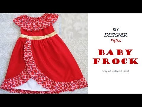 Beautiful Baby Dress | Frock Cutting & Stitching | - YouTube