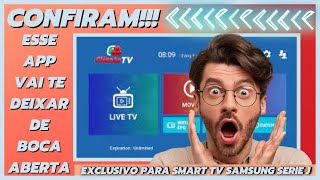 ️ CLIENTE TV MELHOR APLICATIVO COM IPTV PARA SMARTV SAMSUNG ANTIGA SERIE J H