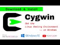 How to Install Cygwin on Windows 10 |Get Linux Feeling Environment| What is Cygwin and How it Works?