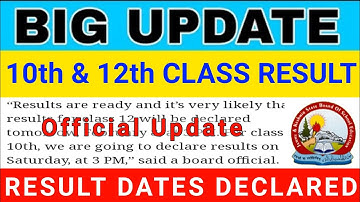 JKBOSE Result Dates Declared || Class 10th & 12th Result Dates Declared || Official Update