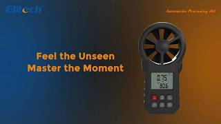 Measure Airflow with Precision | Elitech ANE-200W Bluetooth Anemometer for HVAC Testing