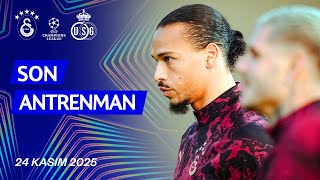 Galatasarayımız, Union Sg Maçı Öncesi Son Antrenmanını Gerçekleştirdi