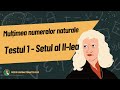 Mulțimea numerelor naturale - Testul 1 setul al II-lea #short #shorts #video #videos #shortvideo