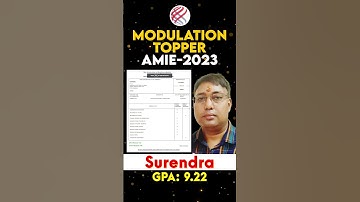 #amie #modulationinsitute #topper #mechanicalengineering