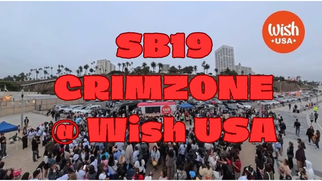 SB19 CRIMZONE (Wishbus USA) at Santa Monica Beach CA