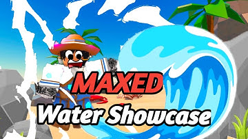 MAXED WATER SHOWCASE In Elemental Dungeons