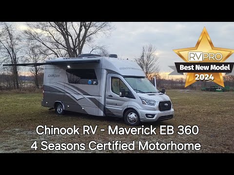 Unveiling the Award-Winning Chinook RV Maverick EB 360 B+ Motorhome: Luxury and Innovation Combined!