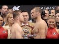 CANELO ALVAREZ VS SERGEY KOVALEV - FULL FACE TO FACE - WEIGH IN - LAS VEGAS