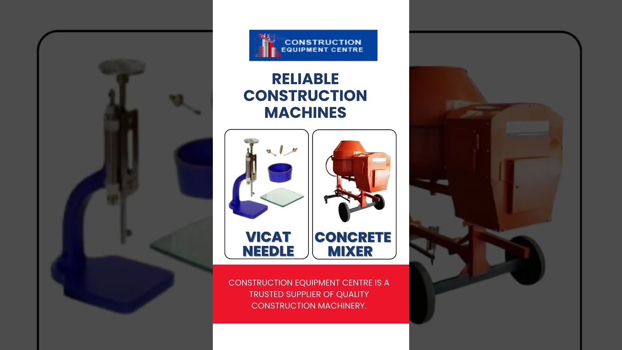 🏗 Looking for Reliable Construction Testing & Mixing Equipment?