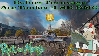 💢RickAndM0rty / Bofors Tornvagn 4.8K DMG 💥 Ace Tanker 🏅 / World of Tanks