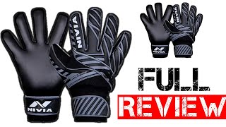 #Nivia Nivia spider goalkeeper gloves Full Review /2021 goalkeeper gloves Review