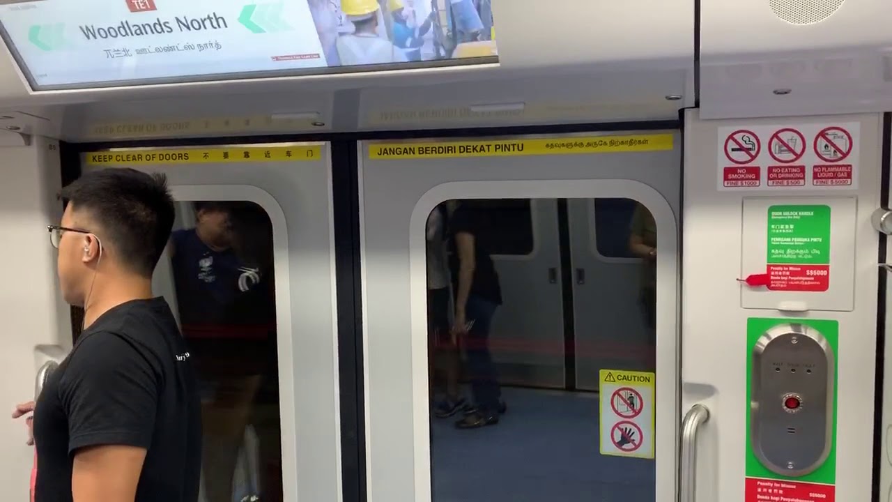 SMRT Trains TEL Kawasaki & CRRC Sifang CT251 [2008] - TE2 Woodlands to ...