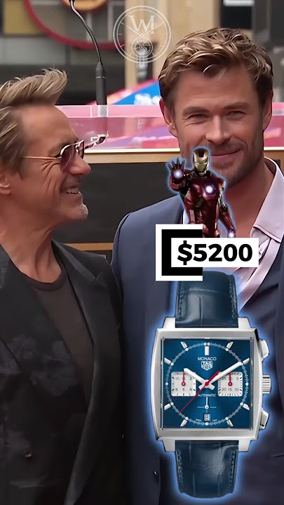 Robert Downey Jr.’s $5,200 TAG Heuer Monaco – Hollywood Walk of Fame Spotlight