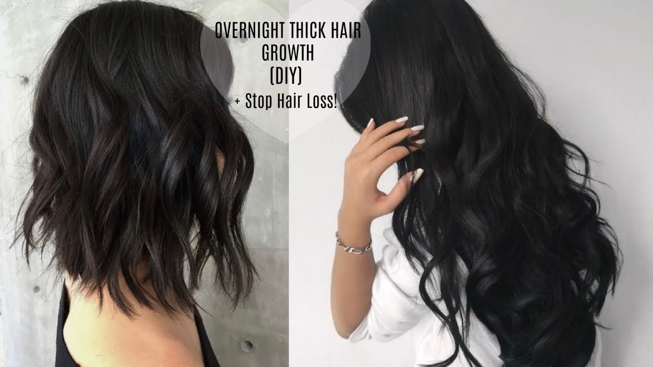 HAIR GROWTH SECRET | HOW TO GROW LONGER THICKER HAIR Naturally + Fast |  Stop Hair Loss (DIY) - YouTube