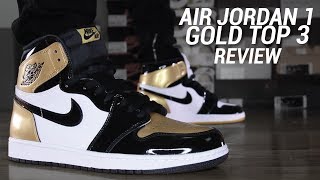 AIR JORDAN 1 GOLD TOP 3 REVIEW
