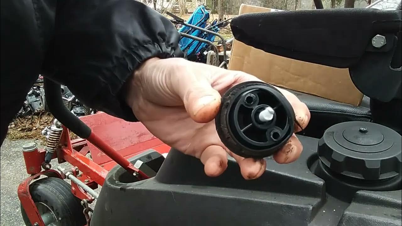 Ferris IS1500z fuel gauge replacement. - YouTube