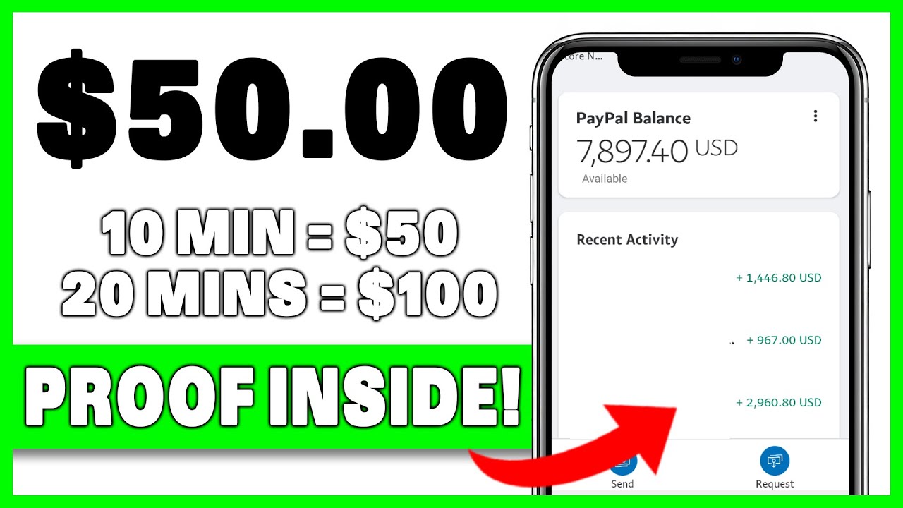 ⁣Get Paid $50 Every 10 Minutes with a NEW MONEY HACK 2022 (Make Money Hacks)