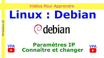 Adresse MAC et Paramètres IP sous Linux Debian 10 (Gnome)