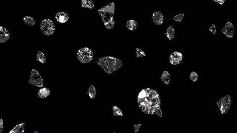 Falling Shining Diamonds Stock Motion Graphics