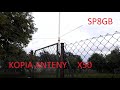 Antena kopia x50 SP8GB #sp8gb #kf #vhf #uhf #yaesu #icom #baofeng