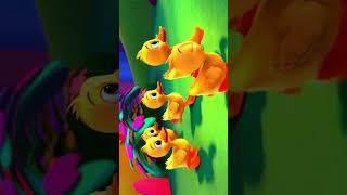 Five Little Ducks | Short Cartoon Video for Kids 🦆🎶 | Nursery Rhyme #cartooncharacter #cartoon #kids