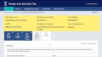 Live Demo: How To Opt For Composition Scheme From Normal GST Registration | How To Edit Core Fields