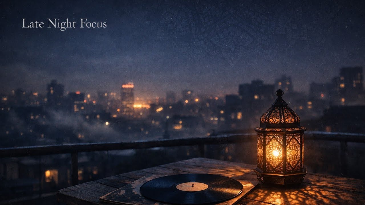Late Night Focus ☾ Persian Jazz Noir Rooftop Mix