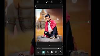 Mahakal photo editing only 55 second #shorts #picsart #photoediting #cbedit screenshot 5