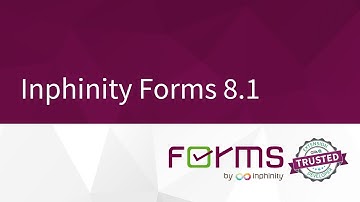 Inphinity Forms 8.1 Preview