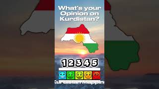 What’s your opinion on Kurdistan? #kurd #map #kurdish