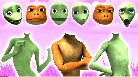 Wrong Heads DAME TU COSITA and PATILA Alien Green El Chombo Dance CHALLENGE Yeşil