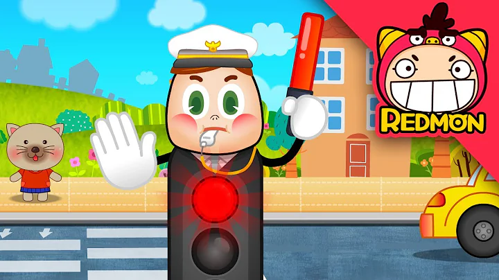 Traffic light song | Nursery Rhymes | REDMON