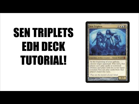 Magic: The Gathering Card - Sen Triplets (Foil Version) Magic: The Gathering Card - Sen Triplets (Foil Version)