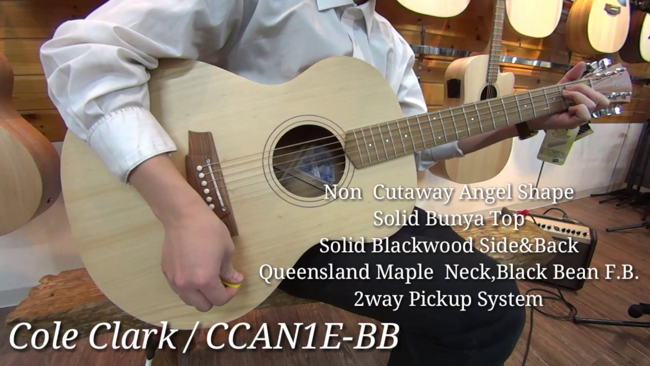 Cole Clark / CCAN1E-BB【イシバシ楽器新宿店】 - YouTube