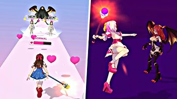 Magical Girl Run 👸✨🧙 - Gameplay Walkthrough  Android Game Trailer All Levels New Game MGR 1-2