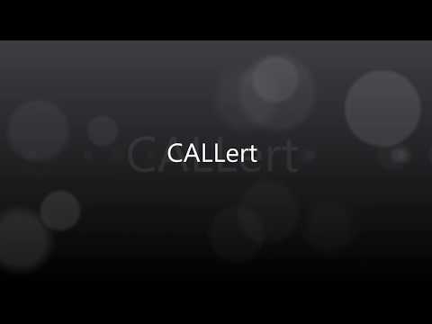 CALLert - Incoming Call Manager app