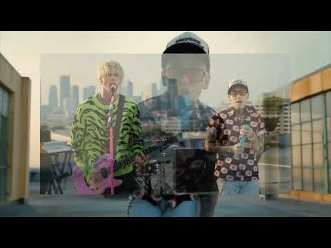 Machine Gun Kelly ft. blackbear & travis barker my ex's best friend/bloody valentine (Live VMA 2020)