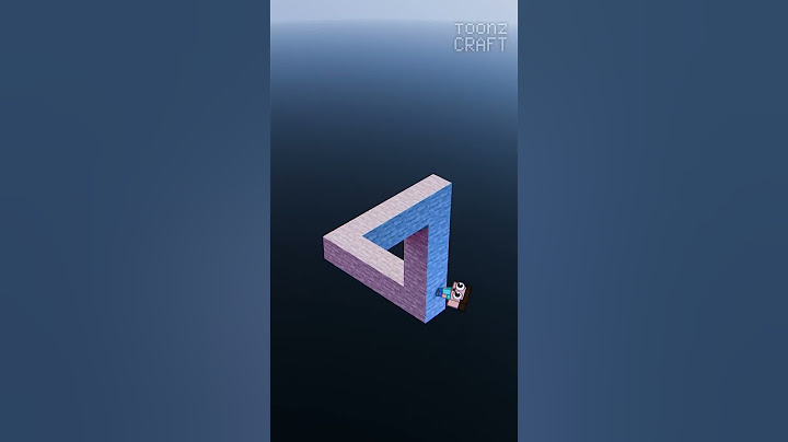 This Impossible Triangle Will Break Your Brain! (Funny Minecraft Animation)#shorts #cartoon