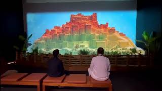 3D Projection Mapping on a Village Scale Model for a Museum in Saudi Arabia | Lumotion Studio