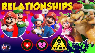 Mario Movie Bros. Movie Relationships: ❤️ Healthy to Toxic ☣️