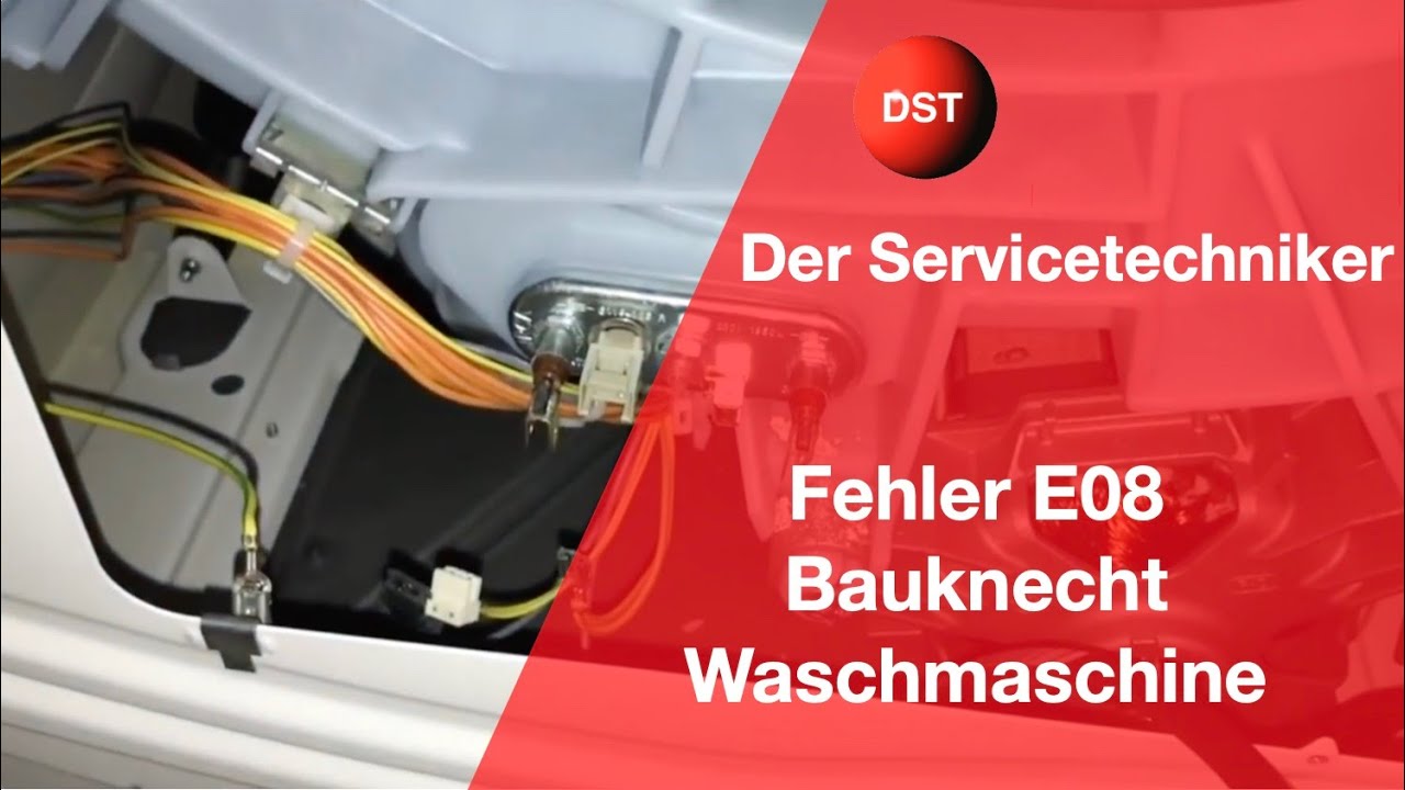 Bauknecht Waschmaschine Super Eco 6414 Fehler F08 Bauknecht Waschmaschine Fehler F08 - YouTube