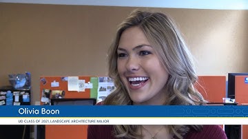 Major in landscape architecture at the University of Delaware